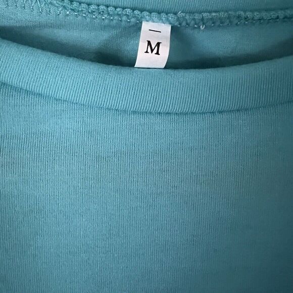 Unbranded Raglan Sleeve Sheer Lace Blouse Top Floral Sleeves M - Picture 4 of 4